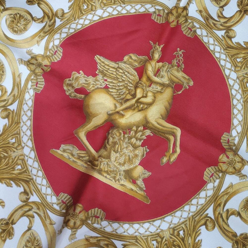 Sold - Vintage Hermès Les Tuileries Silk Scarf 90 - Picture 7 of 9